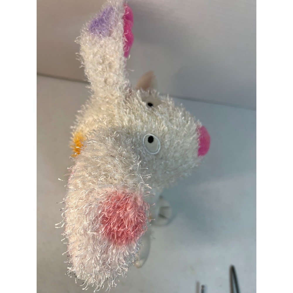 Hallmark Jingle Bunny Animated Plush White Polka Dot Easter Rabbit‎ Toy 8322 - Picture 5 of 9